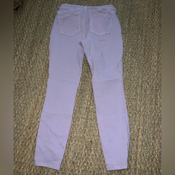 NYDJ Lavender Ami Skinny Jeans with front pocket stitching details. - Picture 2 of 5